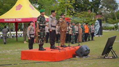 Apel Gelar Persiapan Kunjungan Kerja Presiden Republik Indonesia Di Kalteng