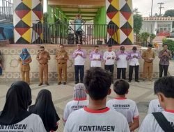 Kadisdik Yadi Mulyadi Lepas Kontingen Tanggamus Untuk Mengikuti O2SN Tingkat Prov. Lampung